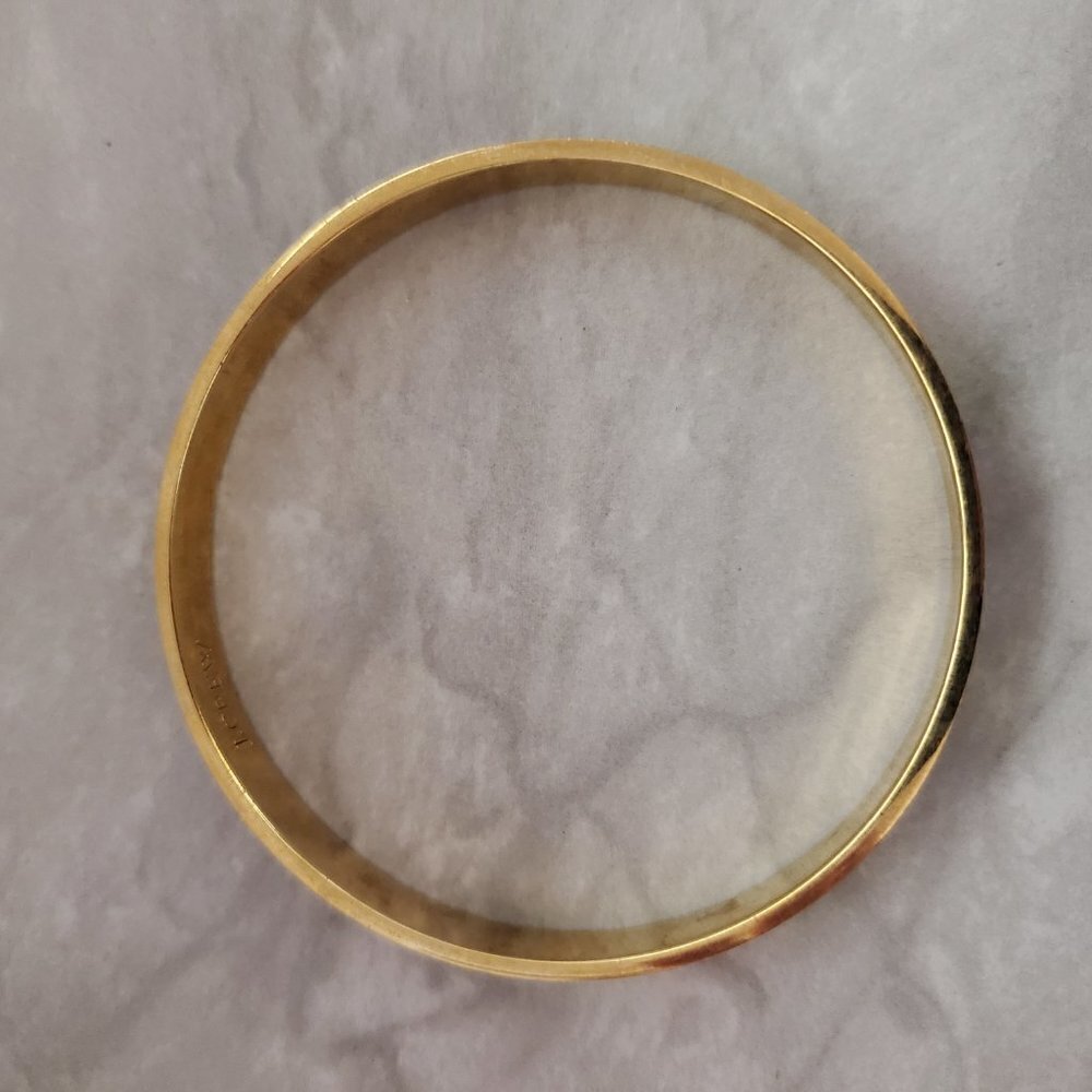 💛 Vintage 90s 1990s J.Crew Bangle Bracelet Green Pink Grey 💛 - Picture 6 of 8